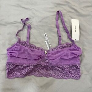 Urban Outfitters purple lace bralette size medium
